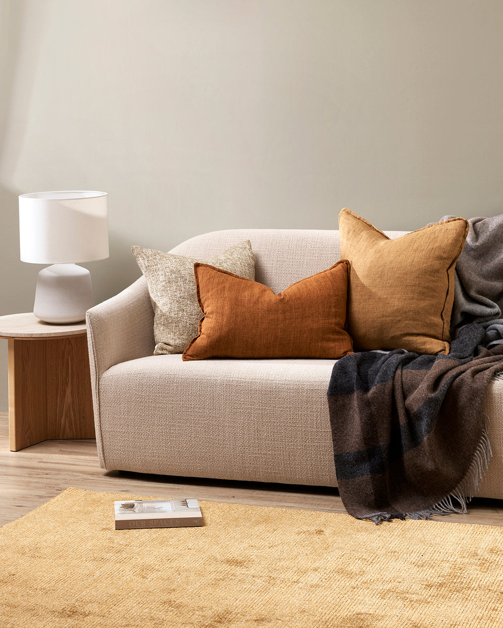 Arcadia Tobacco Lumbar Cushion