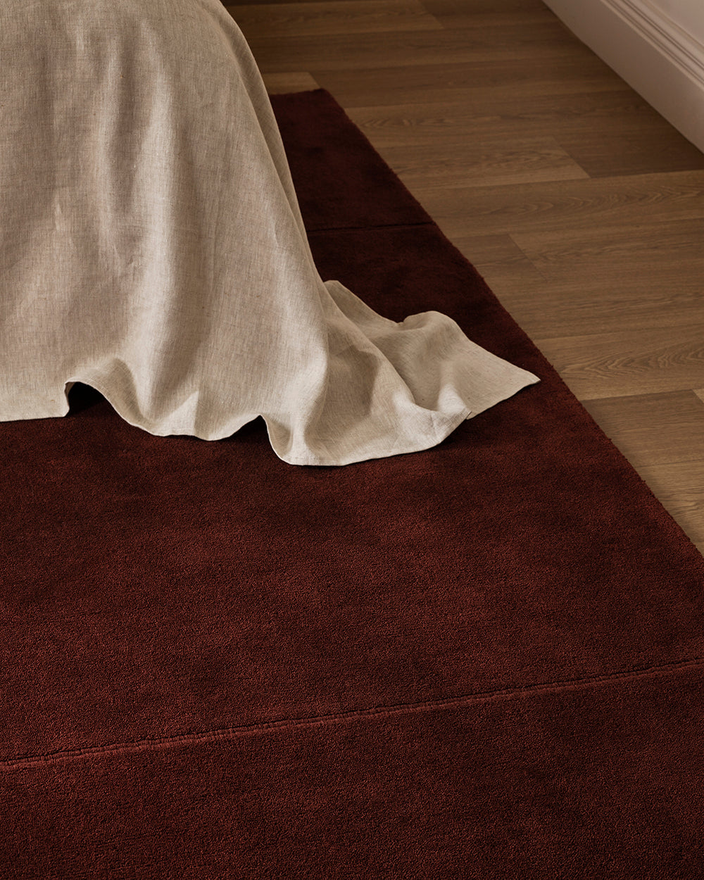 Bastion Claret Floor Rug