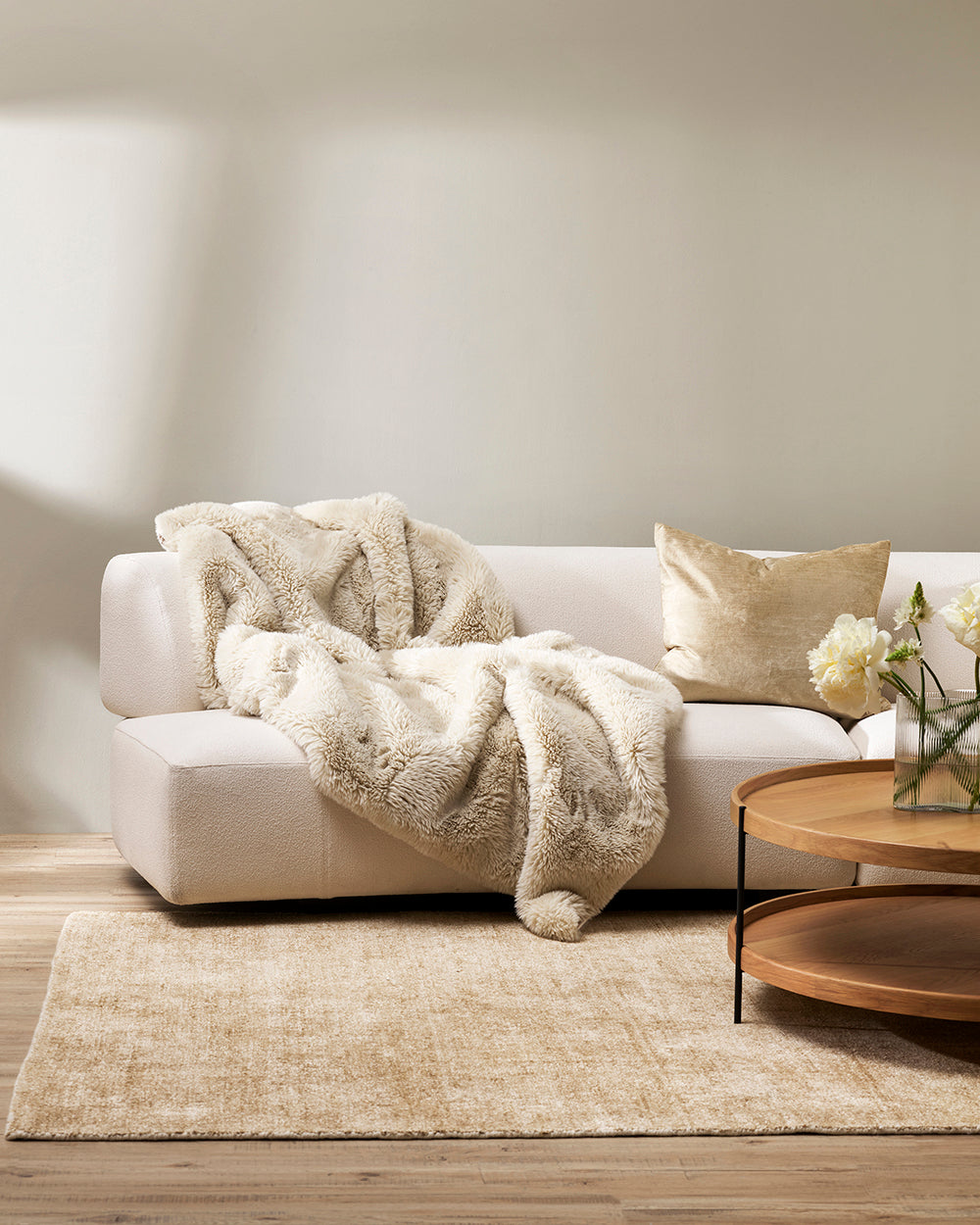 Bromley Champagne Oblong Cushion