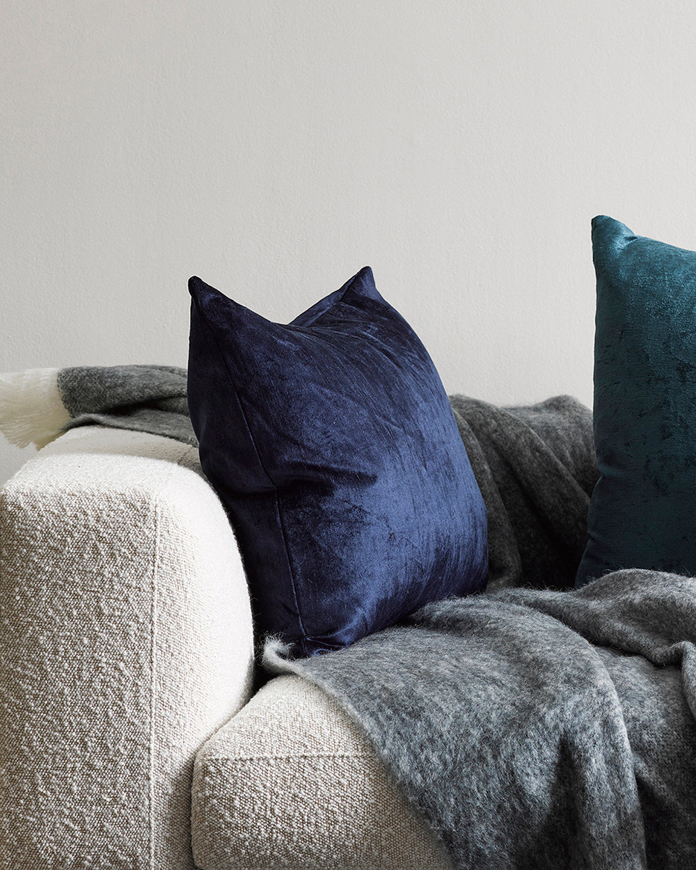 Bromley Navy Oblong Cushion