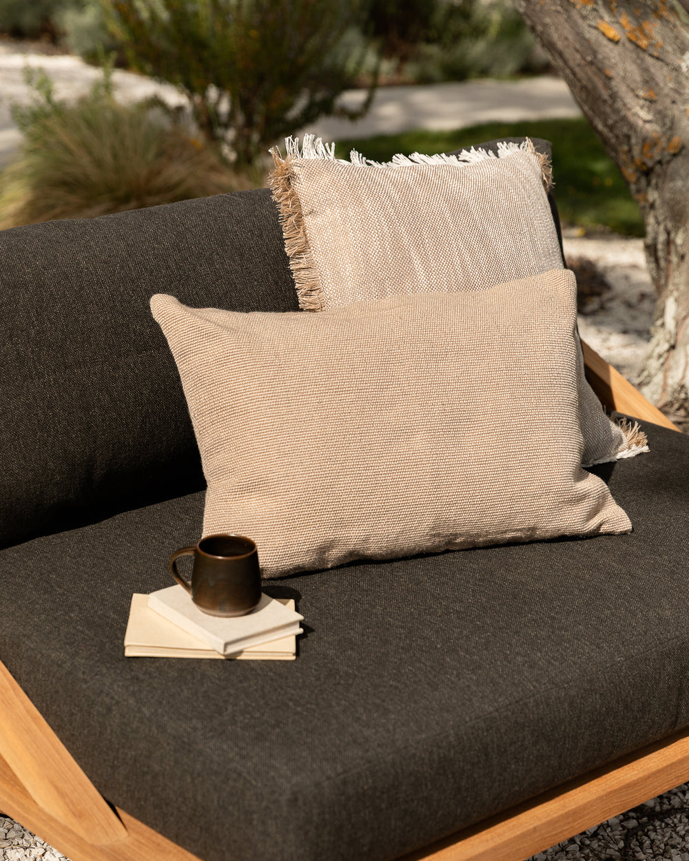 Caspian Almond Cushion