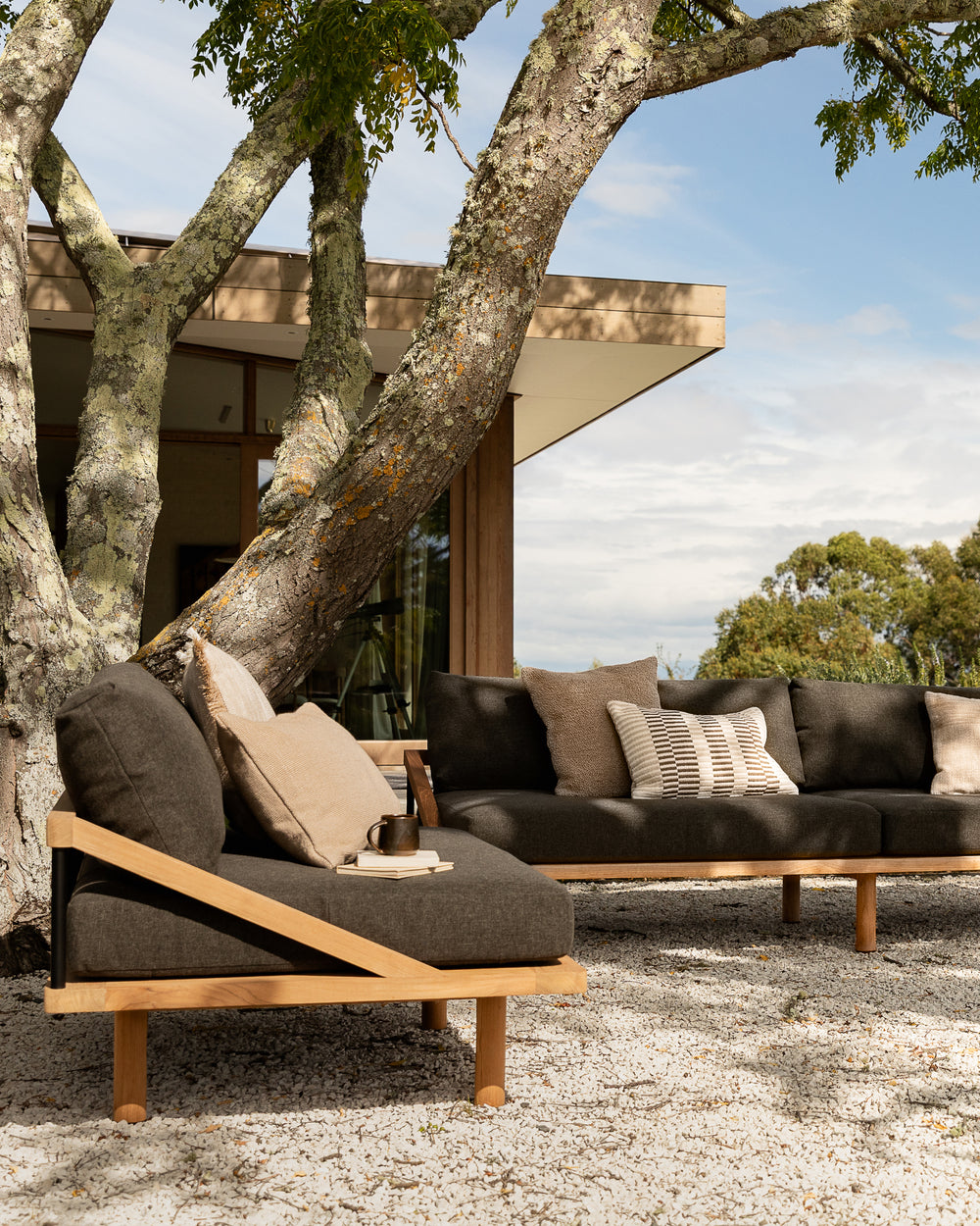 Caspian Almond Cushion
