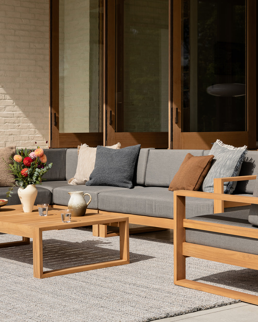 Caspian Almond Cushion