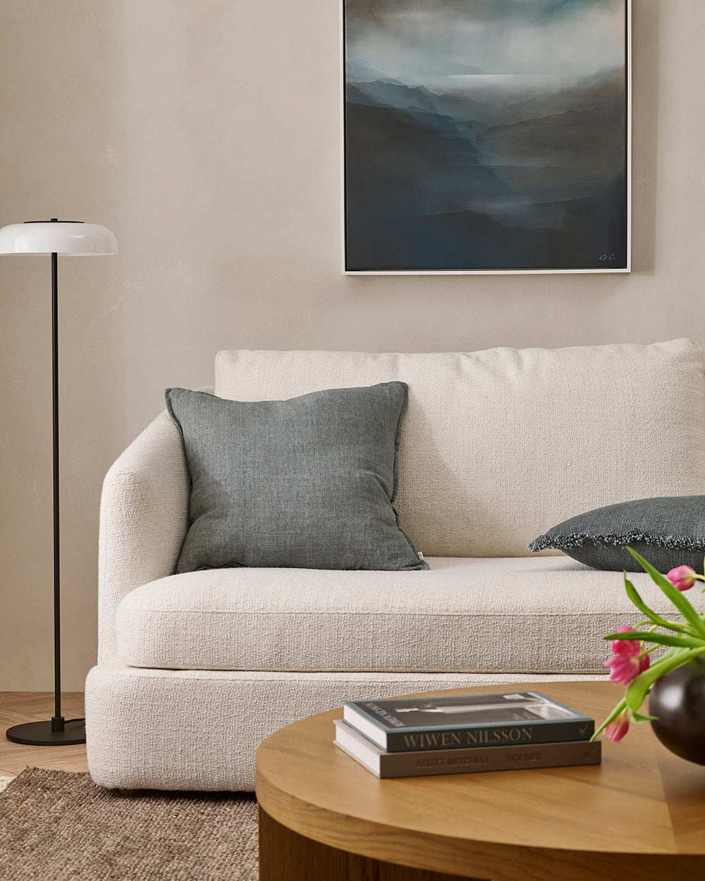 Cassia Steel Cushion