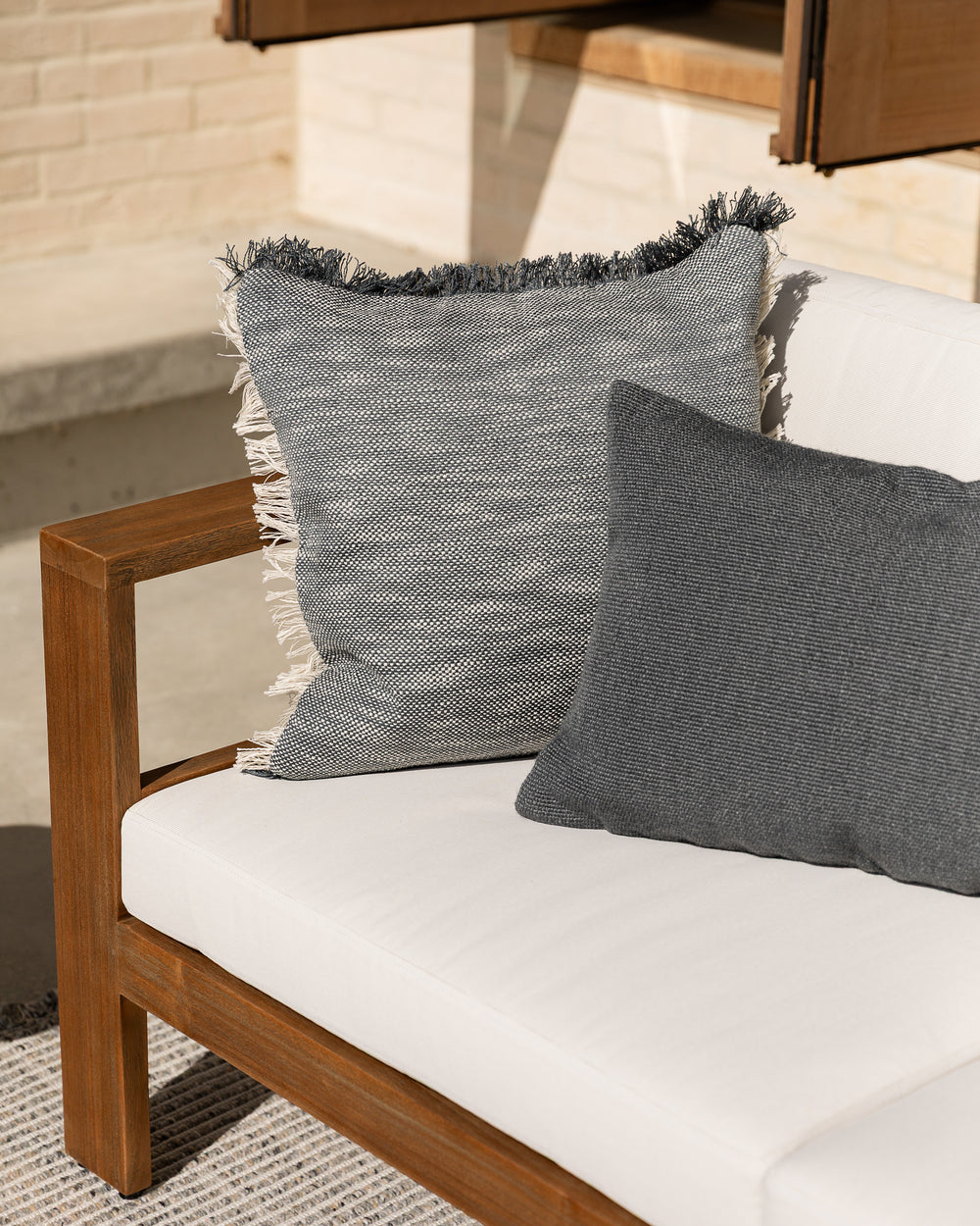 Clipper Steel Blue Cushion