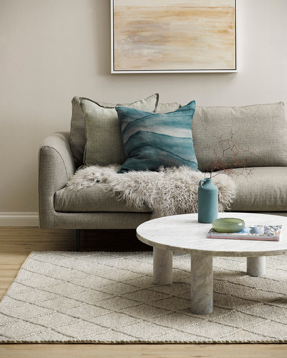 Dakota Silver Birch Floor Rug