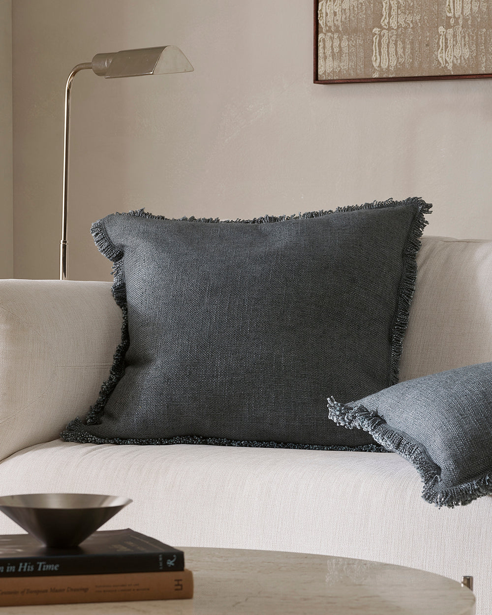 Dover Slate Square Cushion