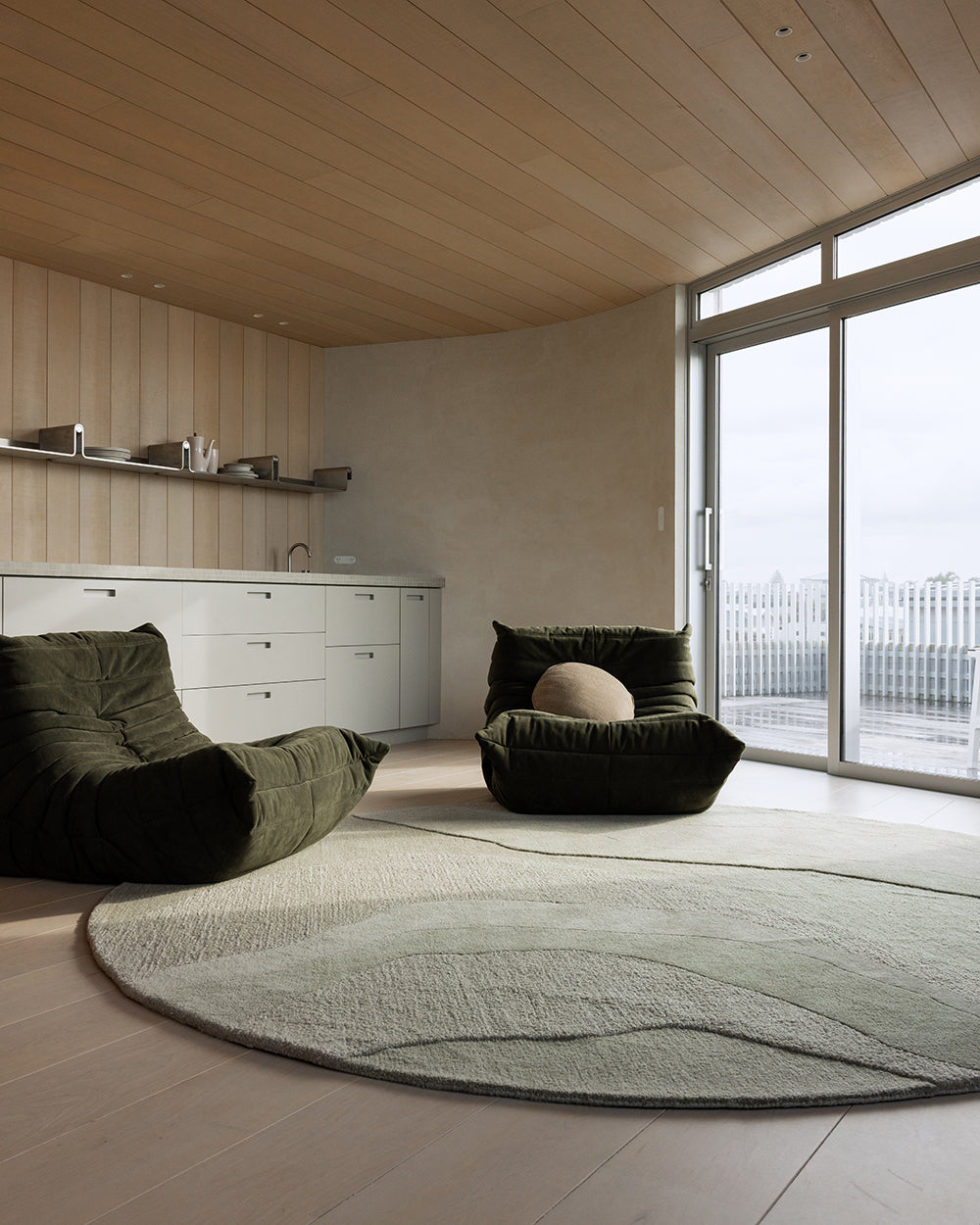 Edgewater Pistachio Round Rug