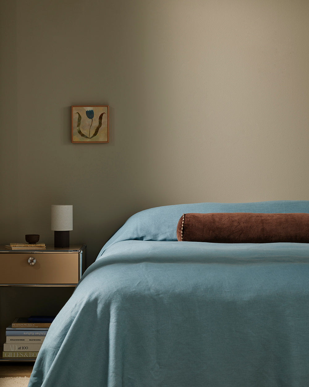 Elliot Chocolate Large Bolster Cushion