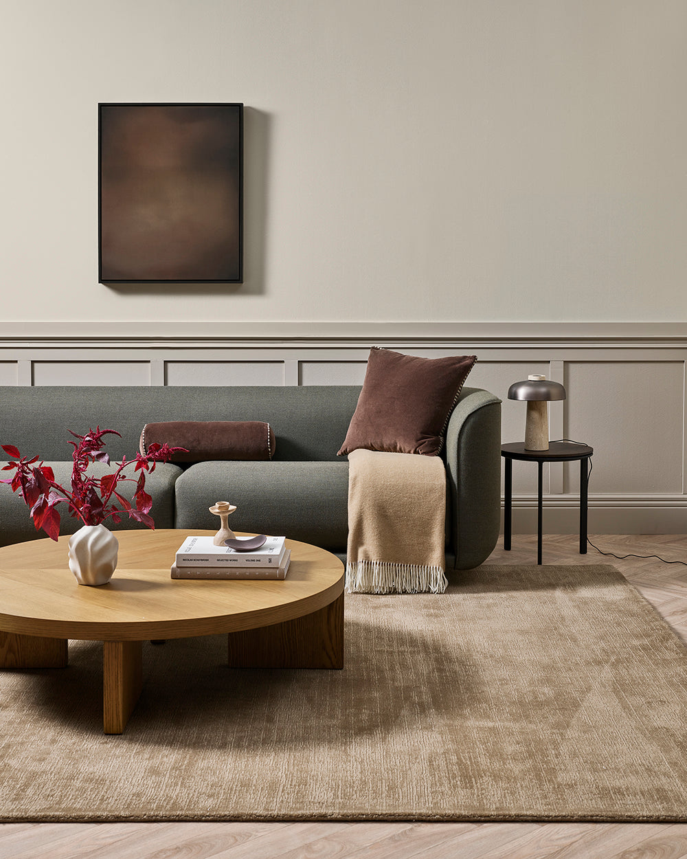 Elliot Chocolate Bolster Cushion