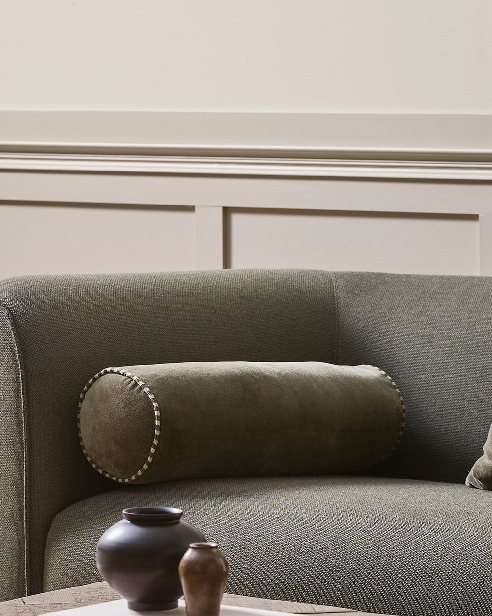 Elliot Thyme Bolster Cushion