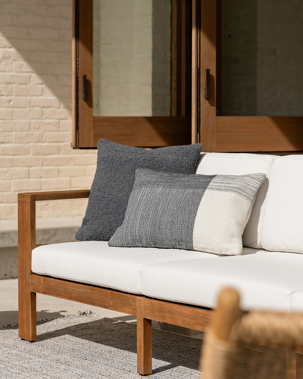 Finn Steel Blue Cushion