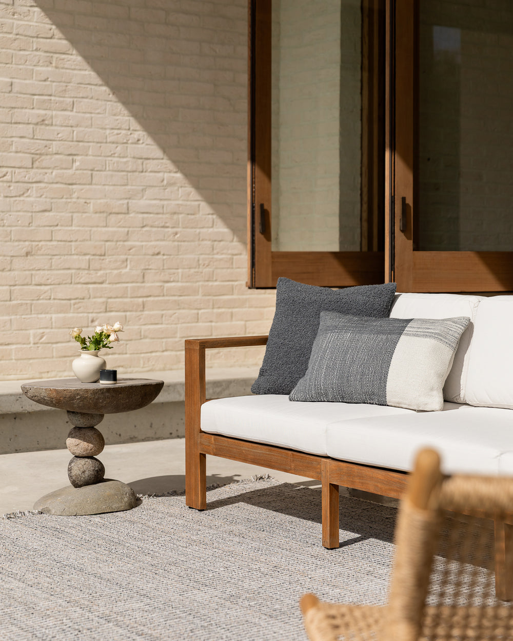 Finn Steel Blue Cushion
