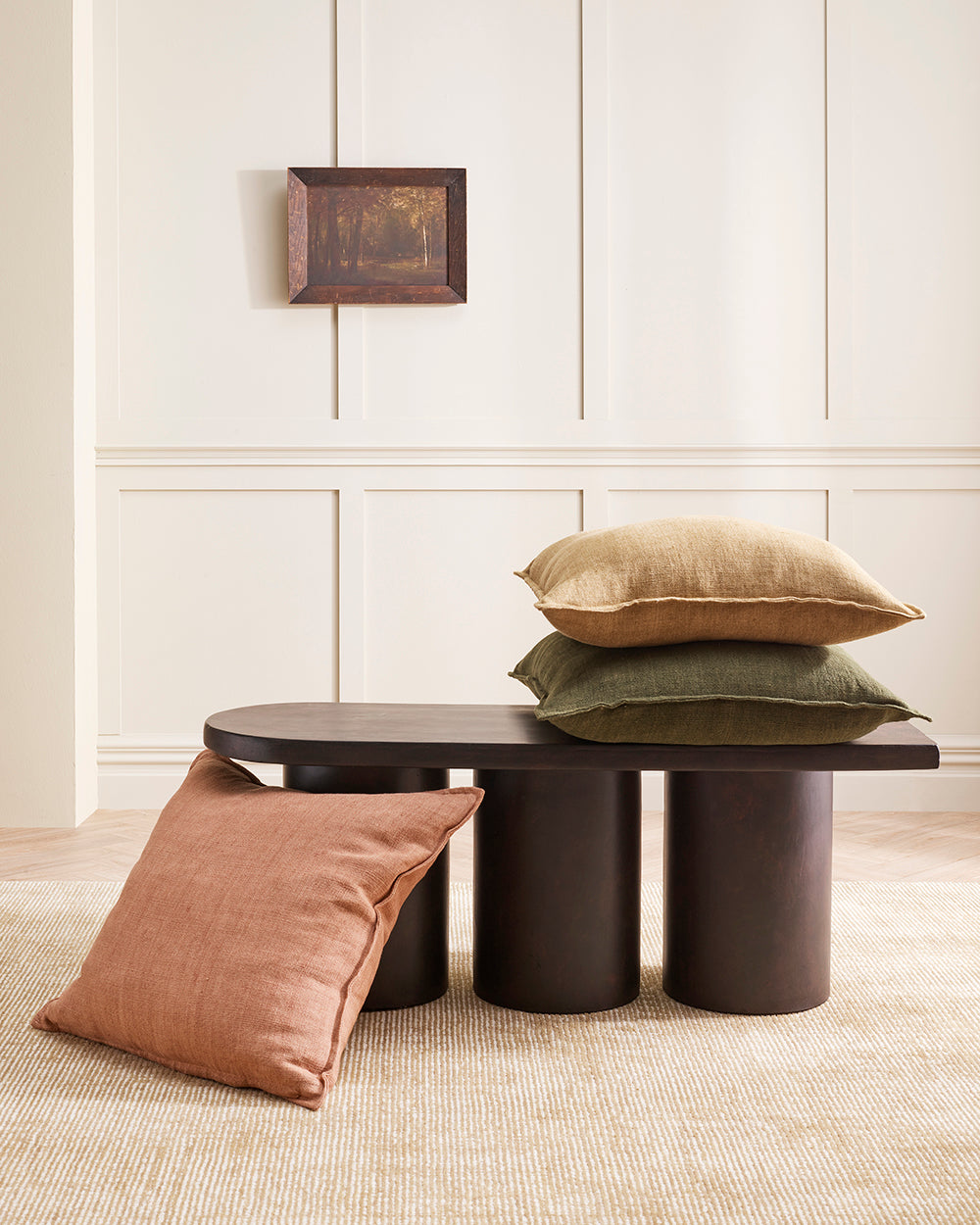 Flaxmill Clay Large Cushion