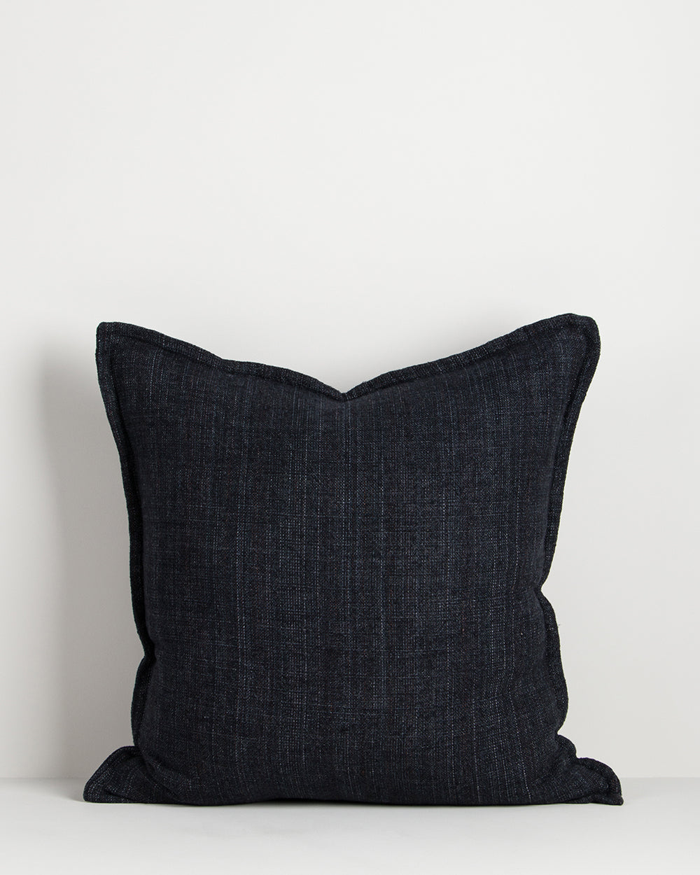 Flaxmill Washed Black Cushion