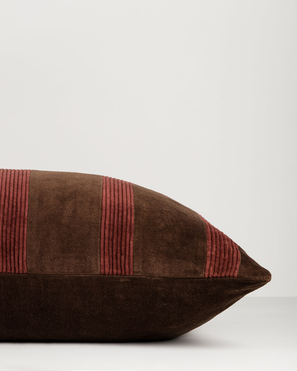 Huxley Chocolate/Cherry Cushion