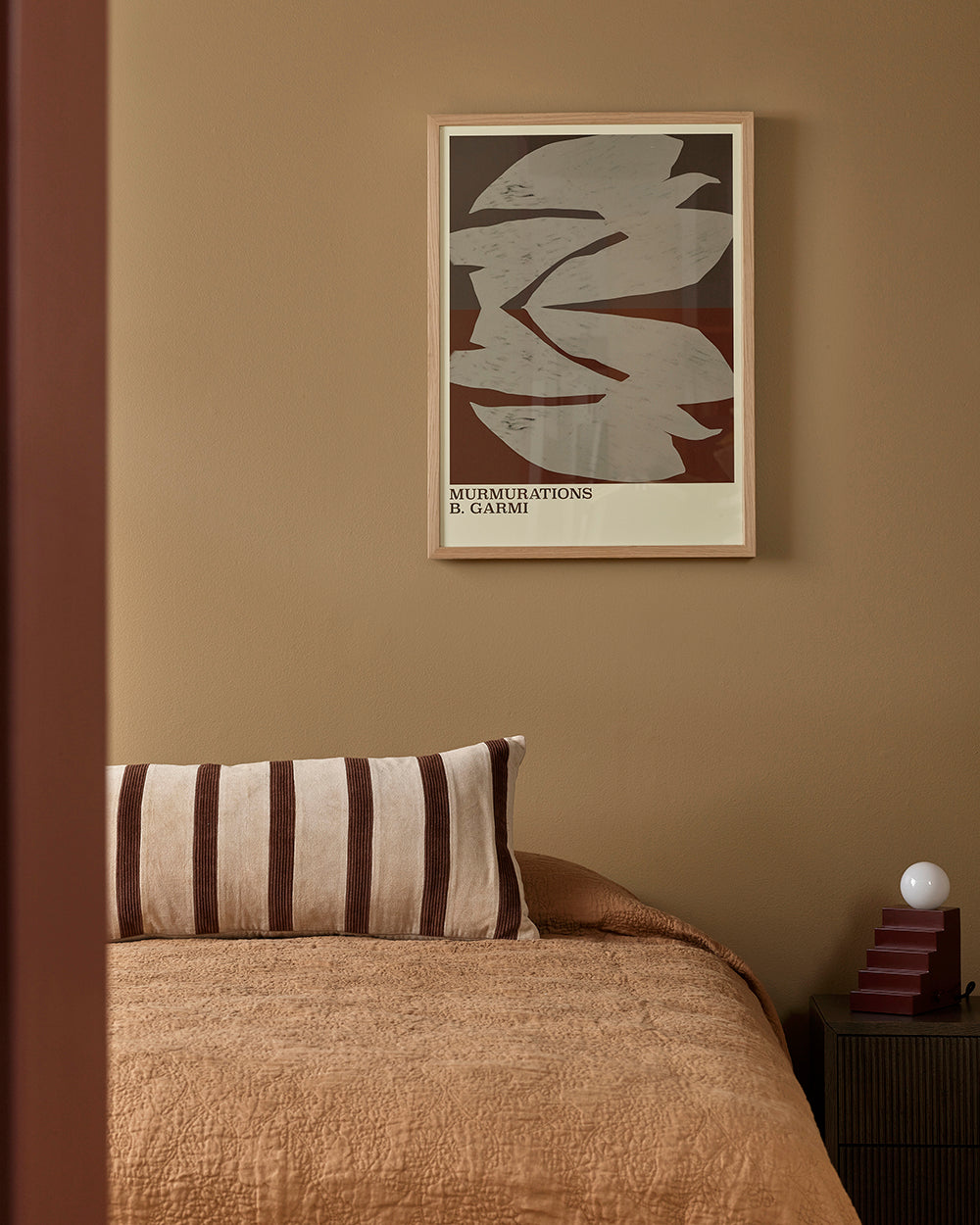 Huxley Natural/Chocolate Cushion