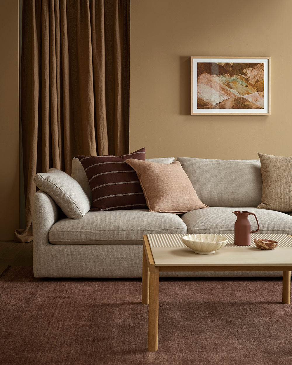 Juno Mulberry Cushion