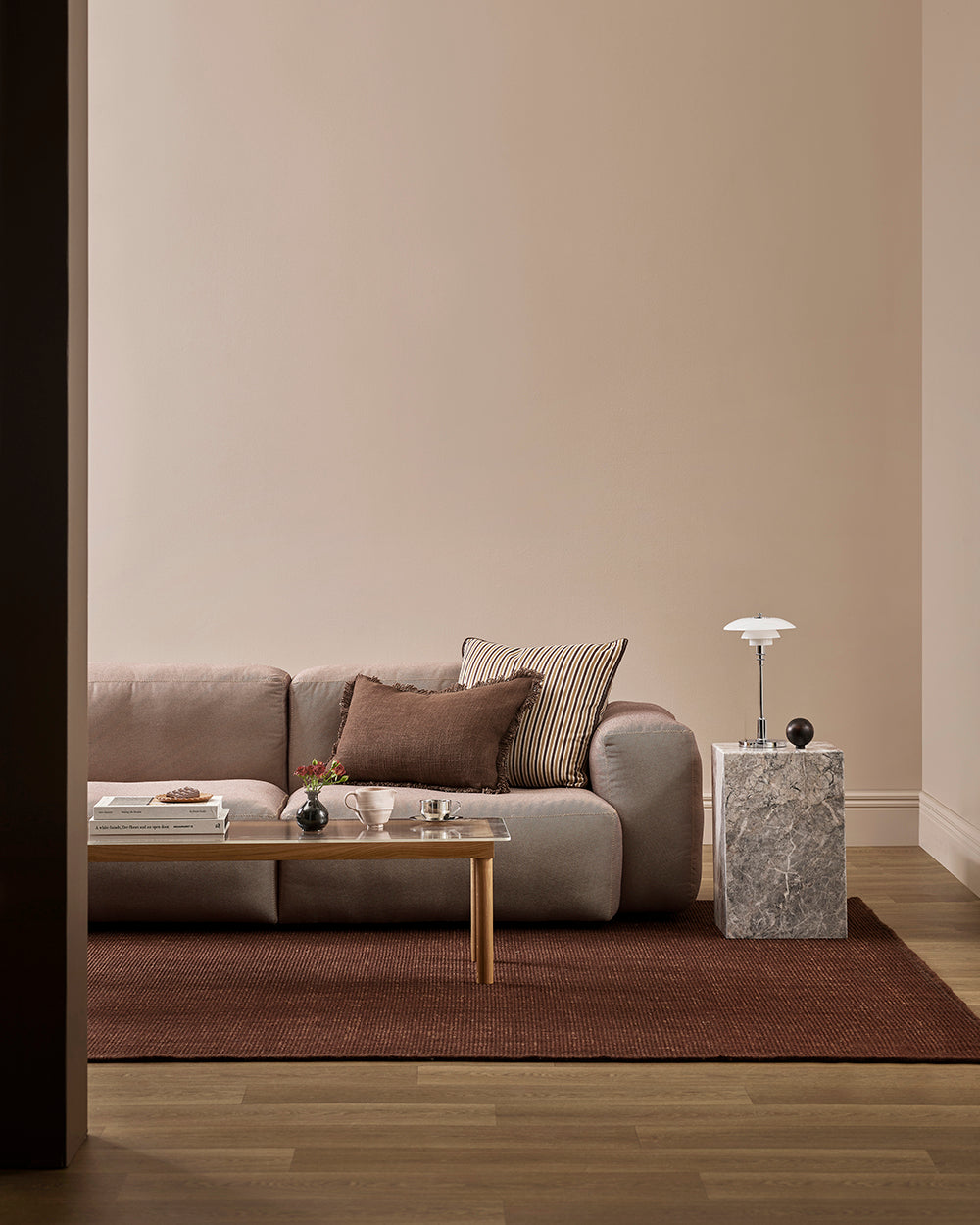 Linden Brick Floor Rug
