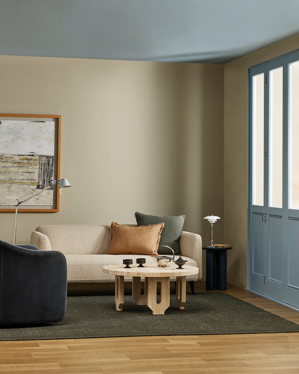 Linden Petrol Floor Rug