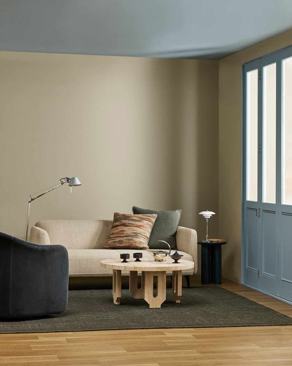 Linden Petrol Floor Rug