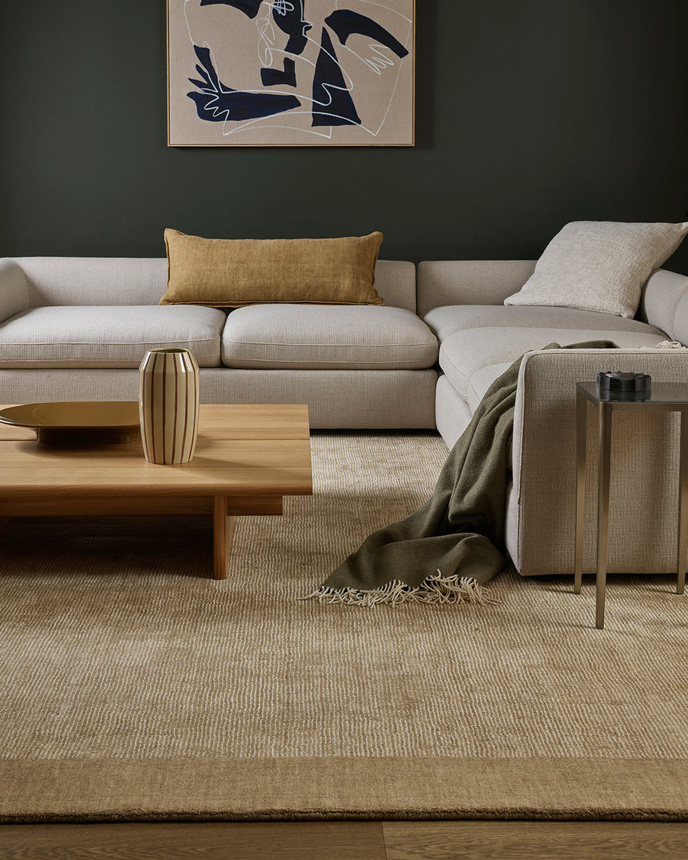 Mayfair Wheat Floor Rug