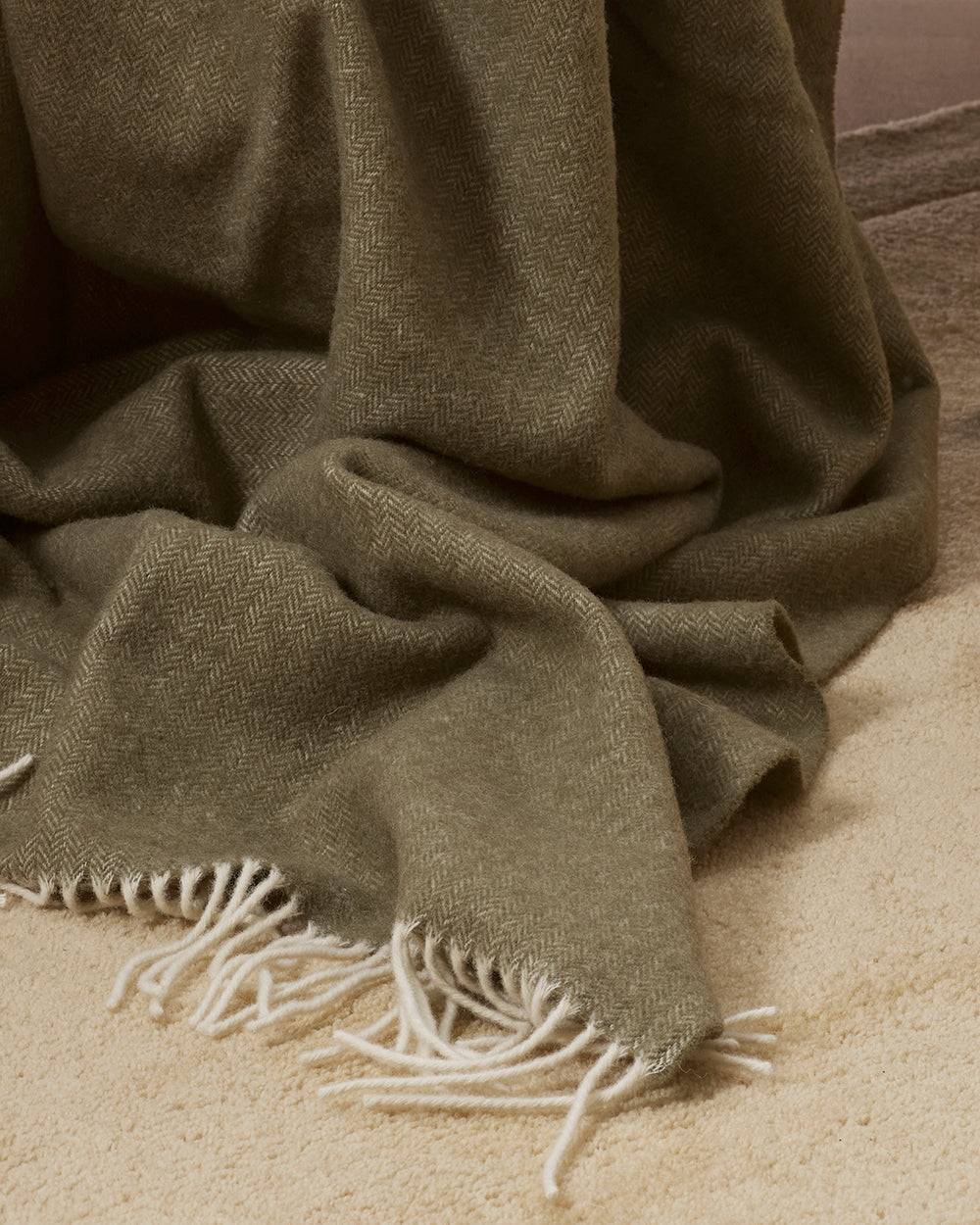 Mosman Olive Throw