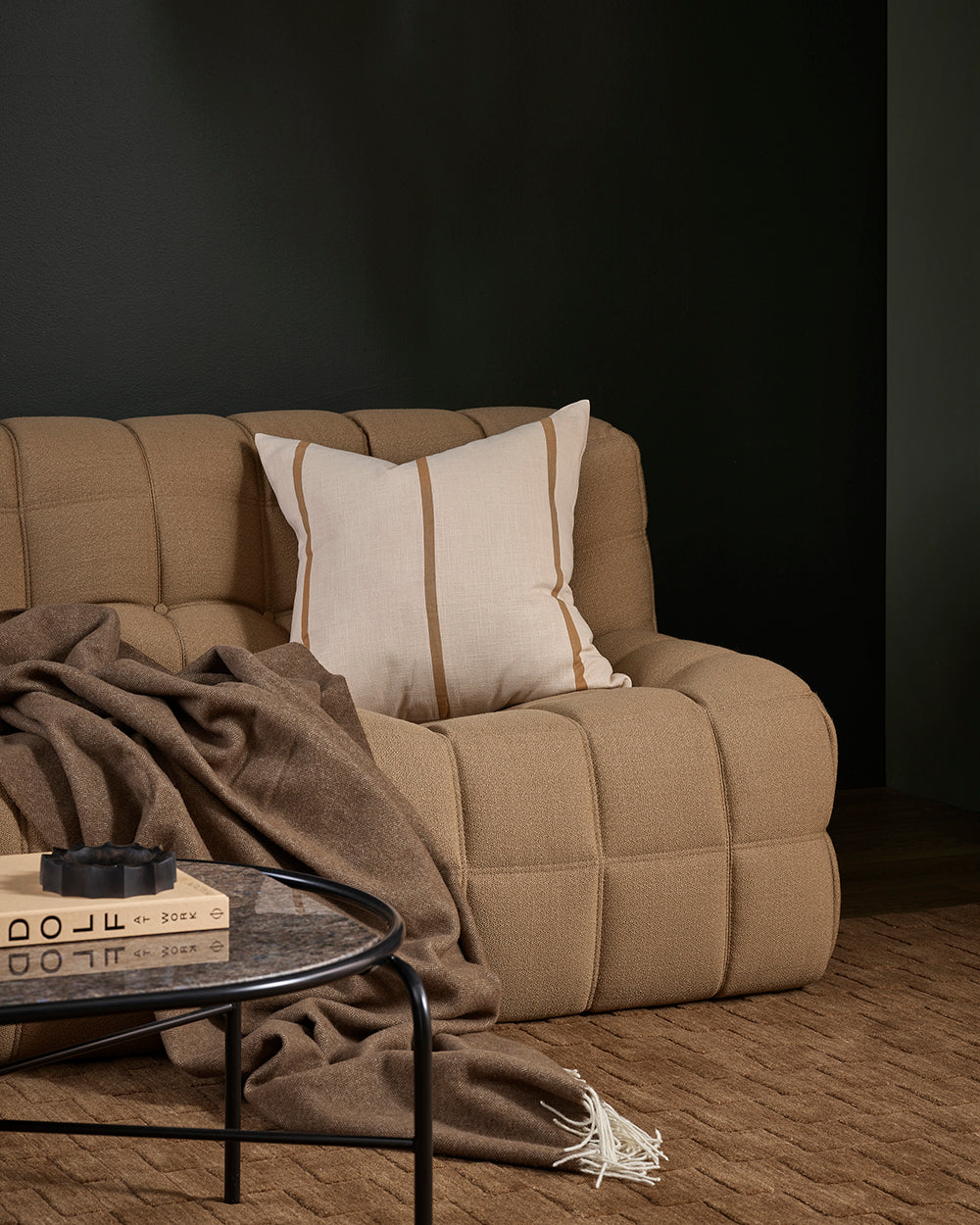 Otis Oat/Caramel Cushion