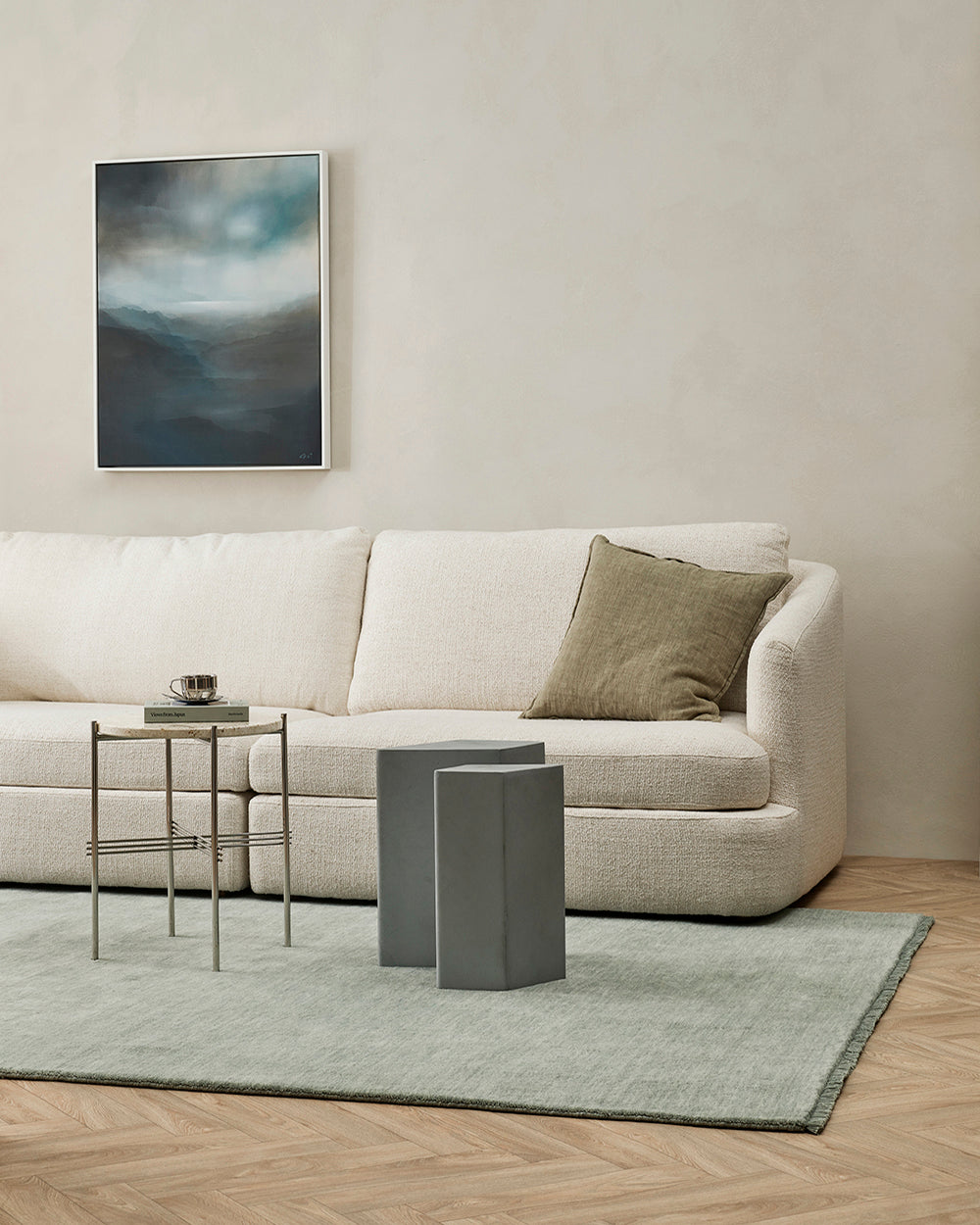 Sandringham Aquamarine Floor Rug