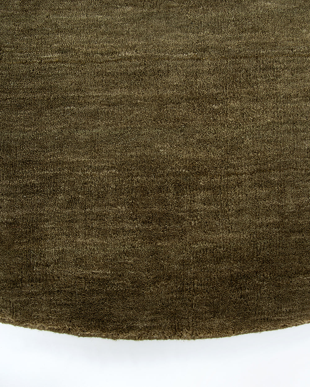 Sandringham Moss Round Floor Rug