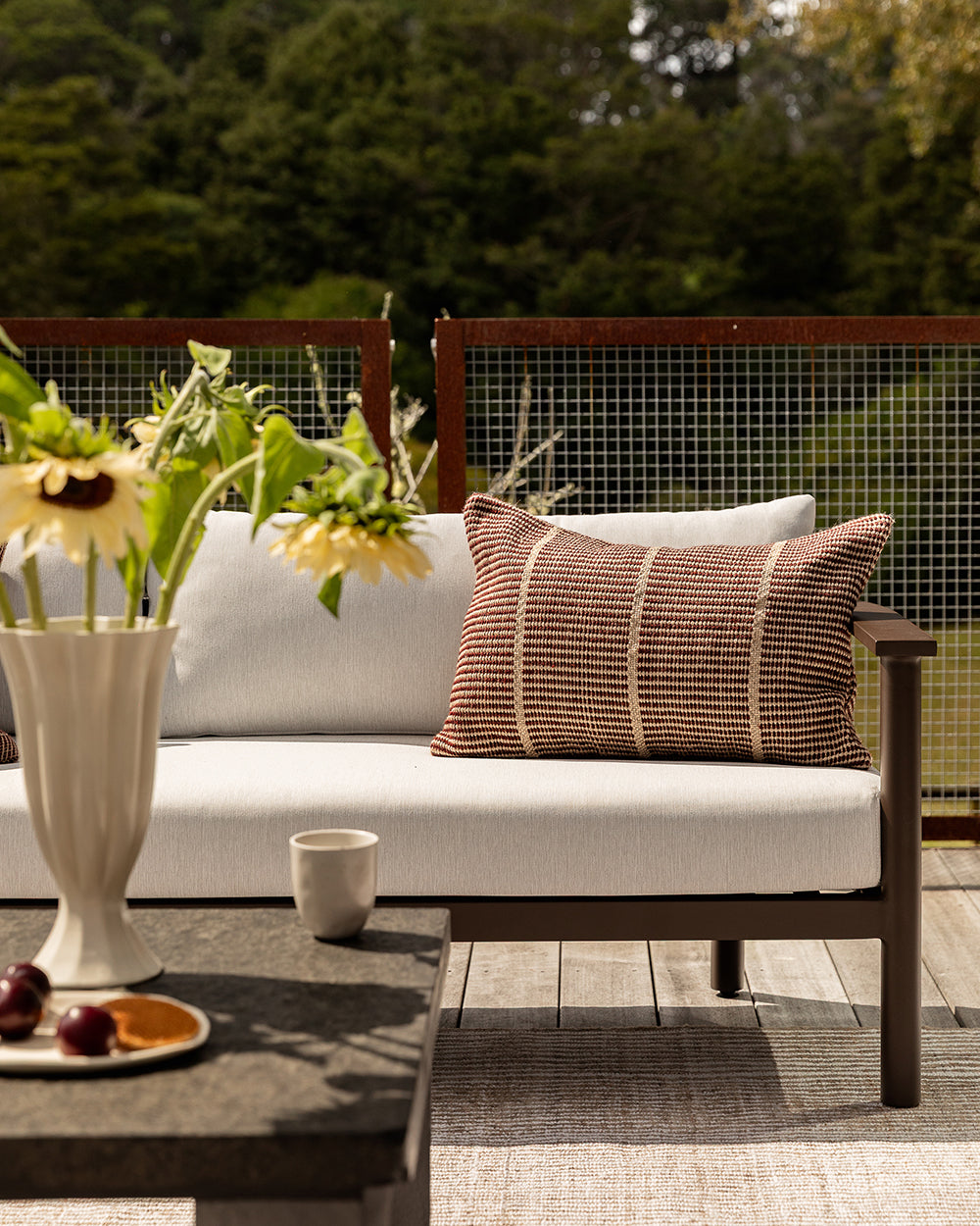 Shore Claret Cushion