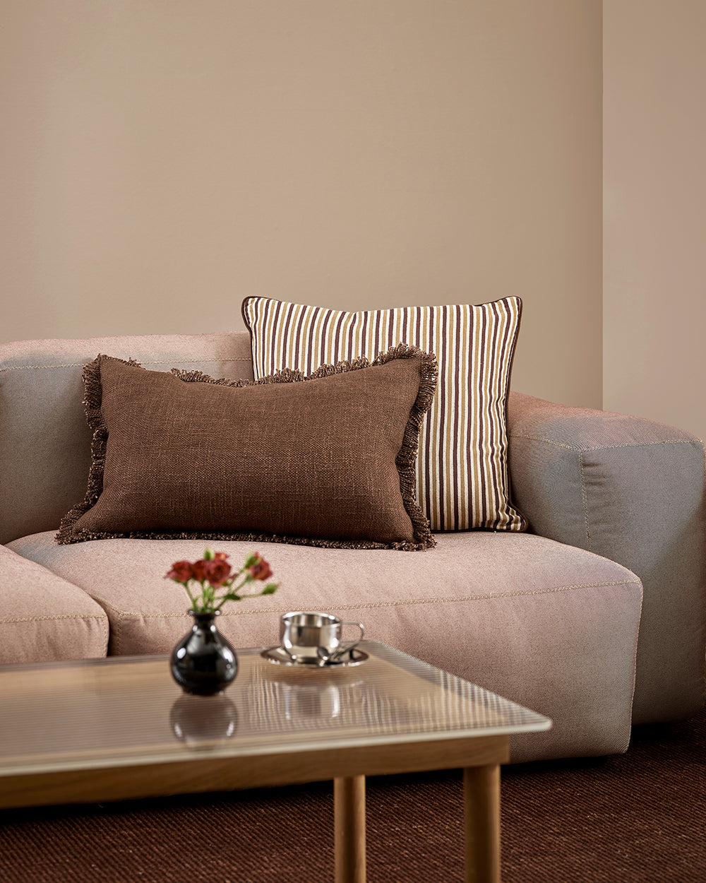 Strato Chocolate Cushion