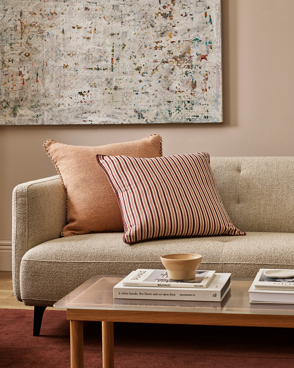 Strato Oxblood Cushion