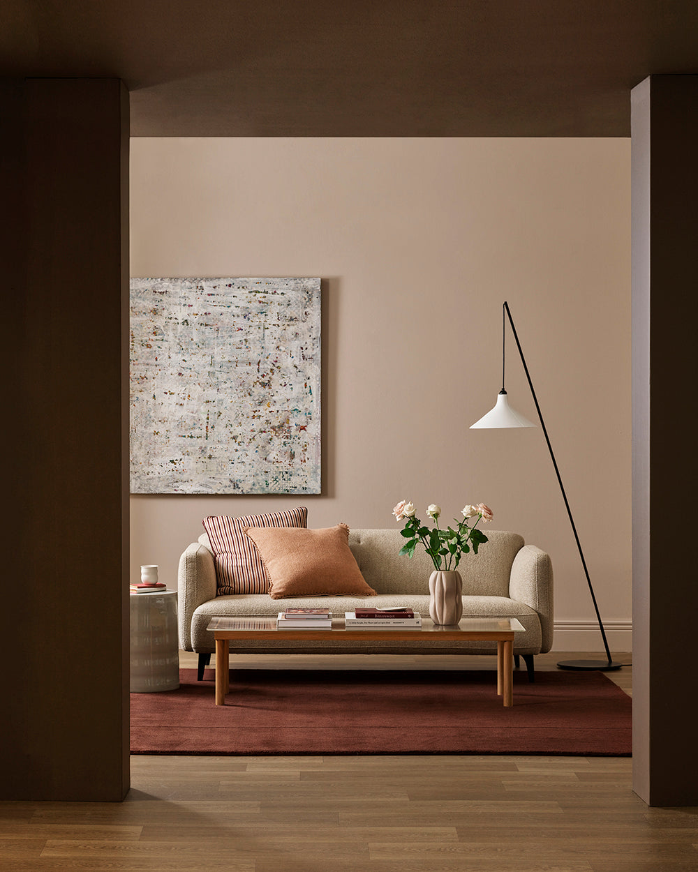 Strato Oxblood Cushion