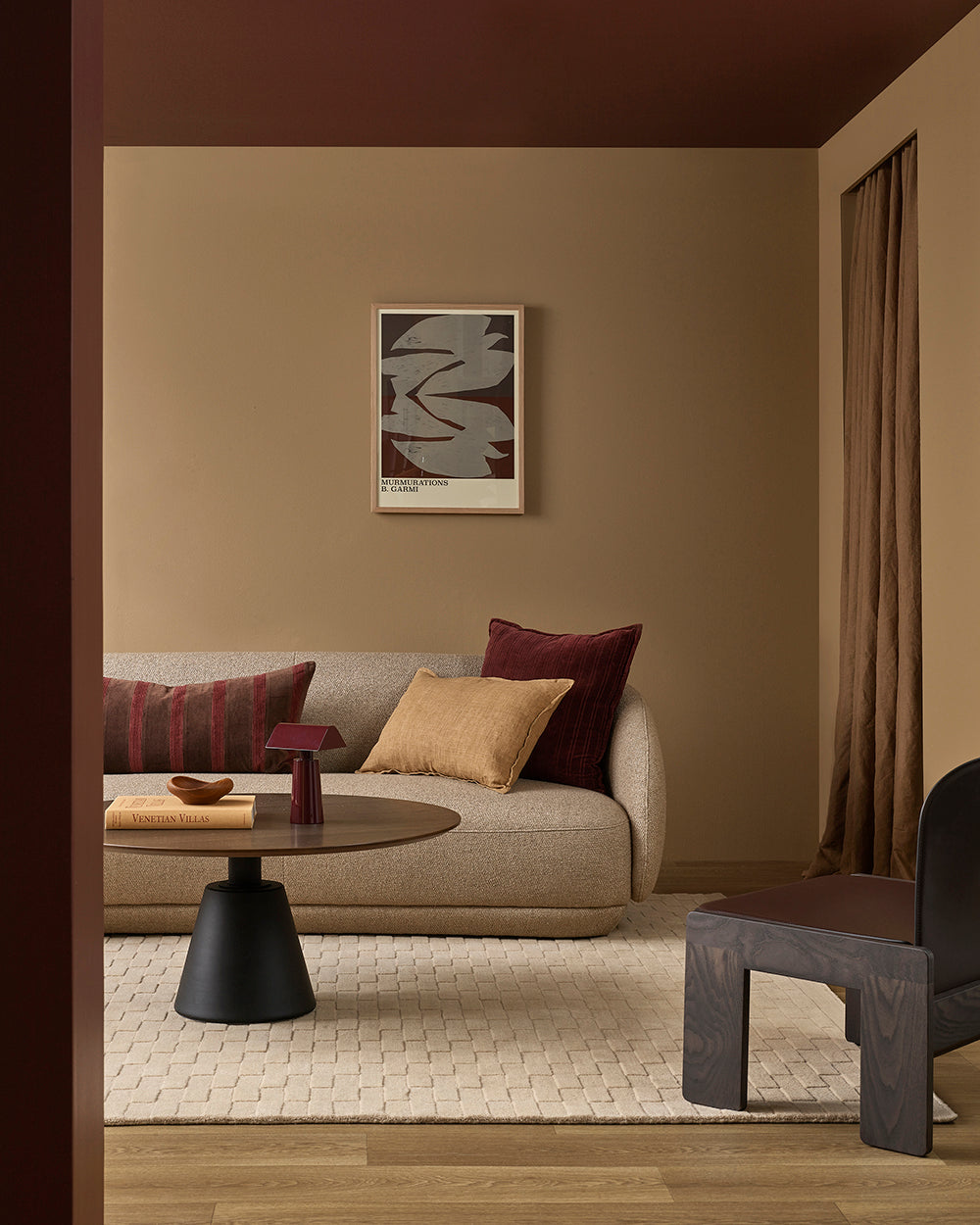 Stria Merlot Cushion