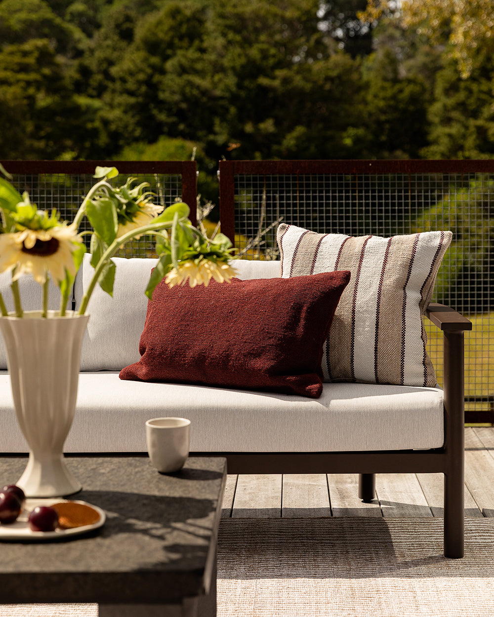 Tidal Terracotta Cushion