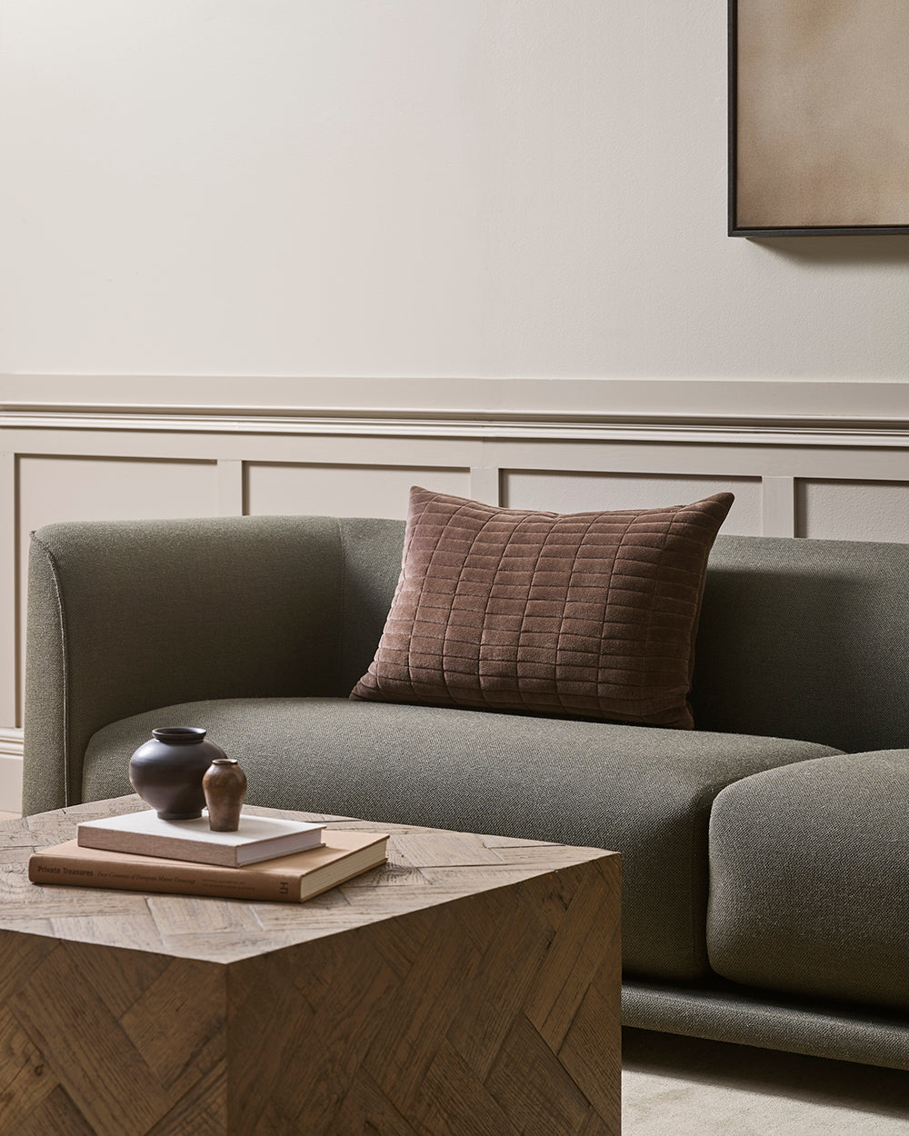 Turner Chocolate Cushion