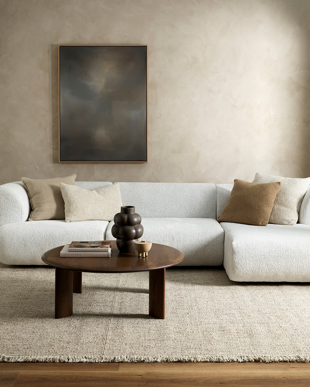 Ulster Taupe Floor Rug