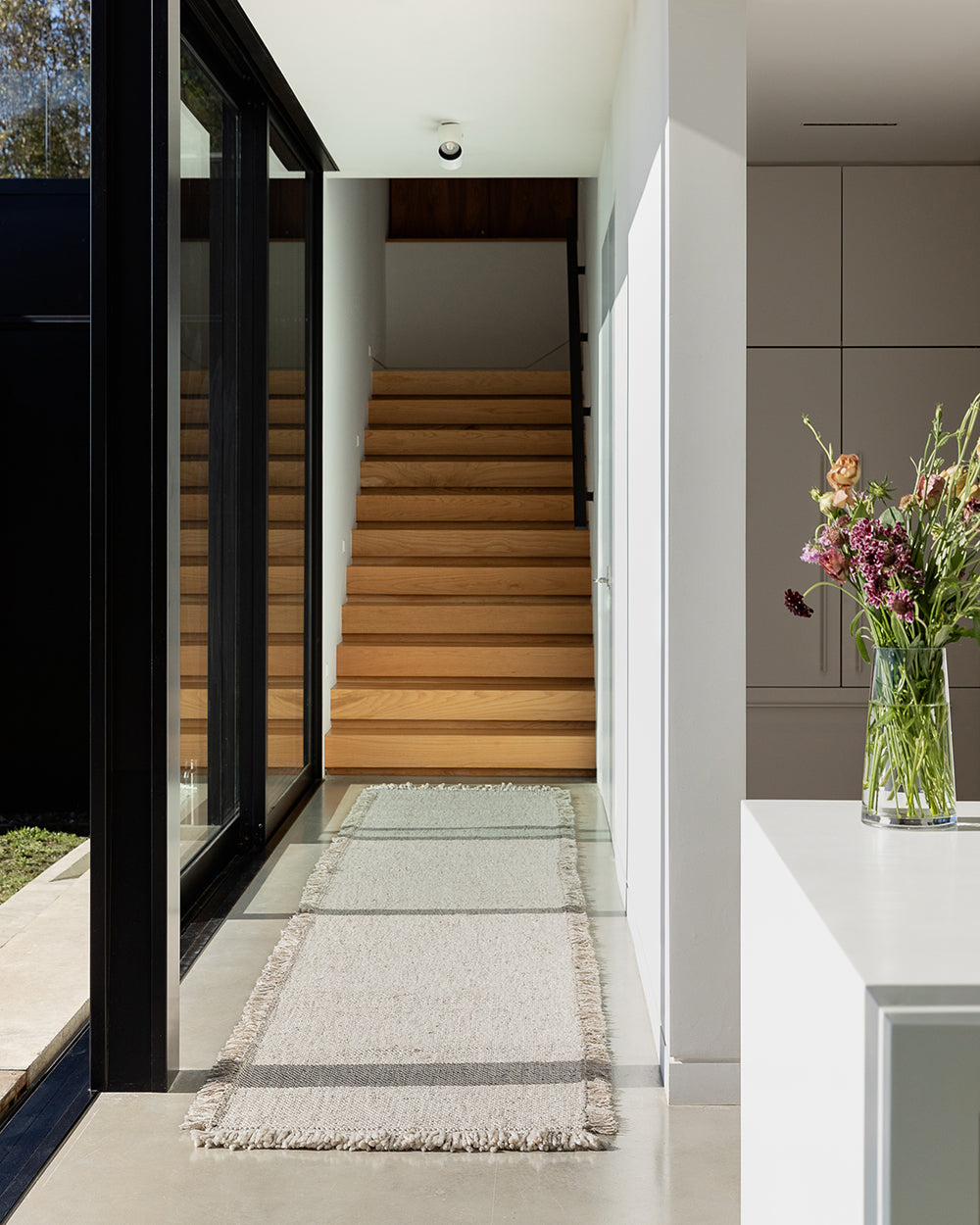 Ulster White/Natural Floor Runner