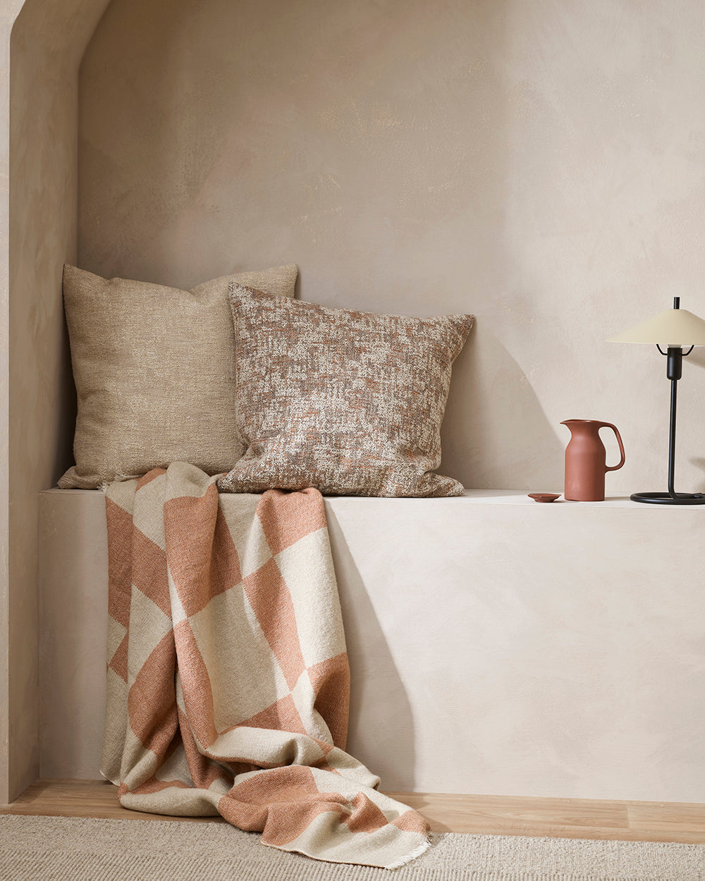 Vincent Spice Square Cushion
