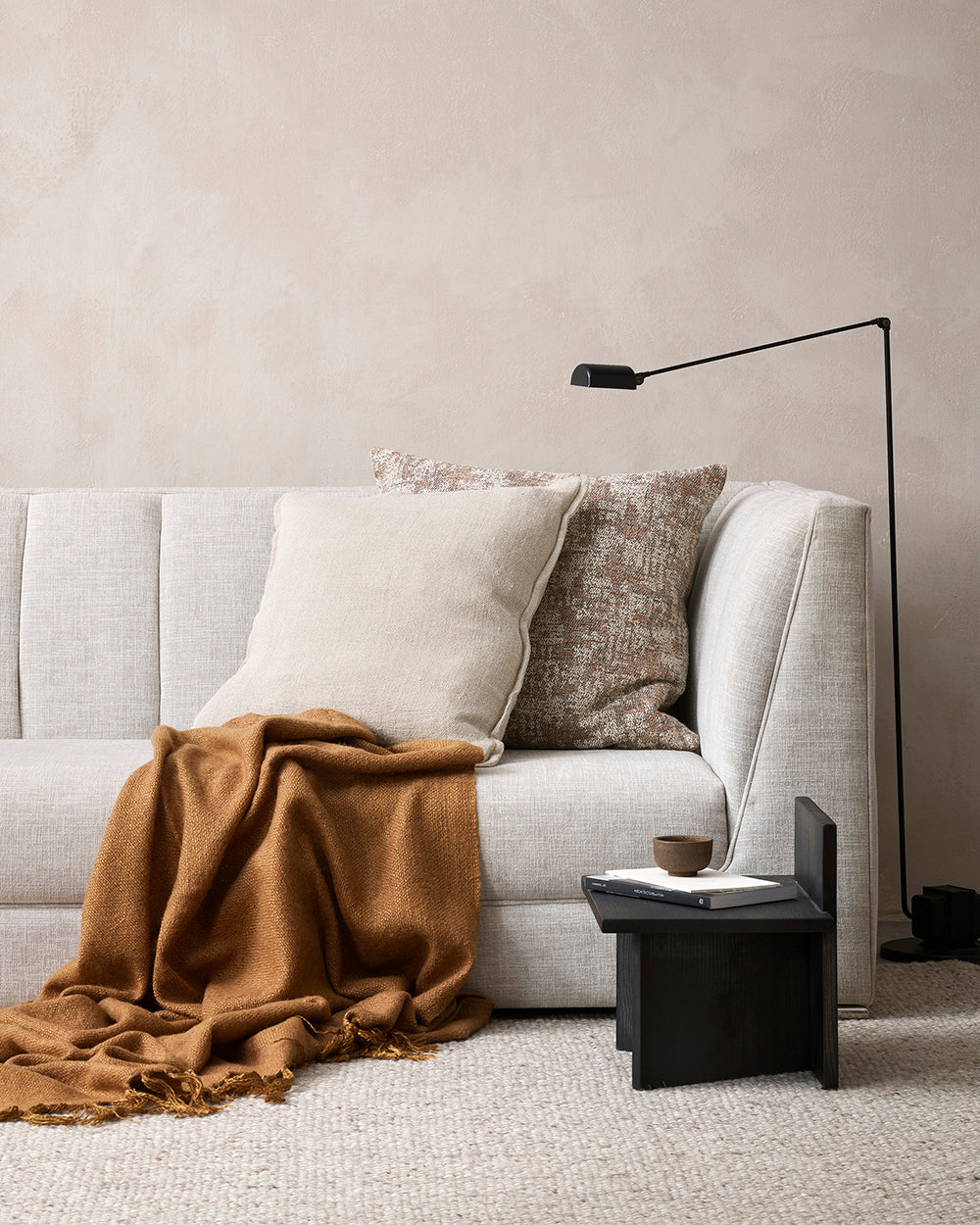 Vincent Spice Square Cushion
