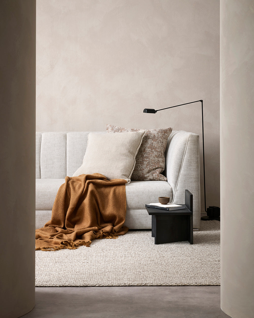 Vincent Spice Square Cushion