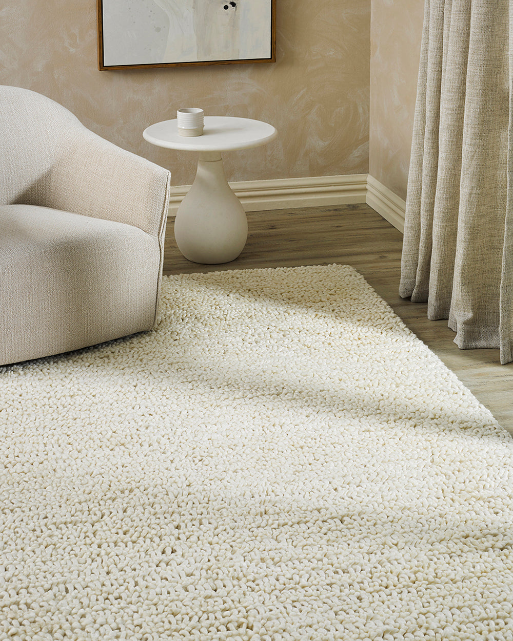 Wanaka Natural White Floor Rug